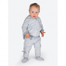 Купить babybunny детский велюровый костюм (брюки, толстовка на молнии) зайчик 9sv22-1