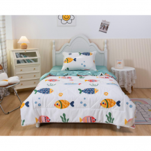 Купить постельное белье sofi de marko 1.5-спальное аквариум с одеялом (3 предмета) 