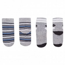 Купить комплект носки 2 пары fun time, цвет: серый ( id 12630610 )