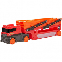 Купить mattel машина автовоз mega hauler с хранилищем для 50 машинок ghr48