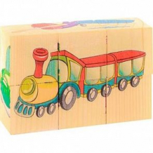 Купить набор кубиков русские деревянные игрушки транспорт ( id 3829567 )