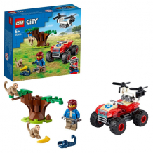 Купить lego city 60300 конструктор лего город wildlife: спасательный вездеход для зверей