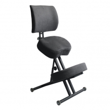 Купить олимп коленный стул со спинкой и повышенной мягкостью ск2-2 (черный корпус) ск2-2