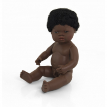 Купить miniland кукла baby doll african boy polybag 38 см 31053