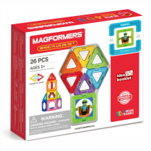 Купить конструктор magformers магнитный basic plus set 27 деталей 