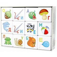 Купить кубики десятое королевство "кубики для умников" азбука 12 шт., без обклейки ( id 8447202 )