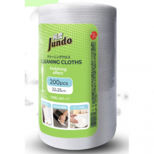 Купить jundo салфетки универсальные в рулоне cleaning cloths с полирующим эффектом 25х22 см 200 шт. 4903720020395