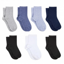 Купить носки детские, 7 пар, белый, черный, темно-синий mothercare 997113626