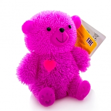 Купить hgl sv10998 фигурка медведя с резиновым ворсом с подсветкой (в ассортименте)