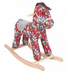 Купить качалка-игрушка leader kids лошадка, цвет: красный ( id 4609321 )