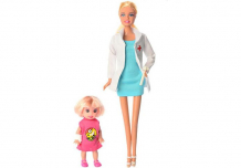 Купить defa набор кукол 2 шт. кукла-доктор и ребенок 29 см 8348-defa