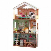 Купить kidkraft кукольный домик дотти интерактивный с мебелью (17 элементов) 65965_ke