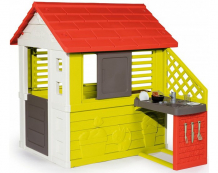 Купить smoby игровой домик с кухней 810702