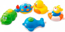 Купить canpol игрушки для ванны 5 фигурок 6+ 2/594 220915002