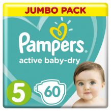 Купить pampers подгузники active baby dry junior р.5 (11-16 кг) 60 шт. pa-81671966