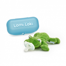Купить пустышка lomiloki с развивающей игрушкой лягушонок рикардо с 0 мес. 1 шт. 47-004