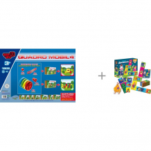 Купить конструктор quadro mobile 4 19 элементов и настольная игра vladi toys crazy домино 