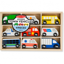 Набор машинок Melissa&Doug Городской транспорт, 9 шт ( ID 14417181 )