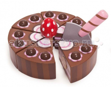 Купить деревянная игрушка letoyvan шоколадный торт tv277