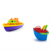 Купить тебе-игрушка набор пляжный: песочный набор пароходик + кораблик 40-0040+15-5676