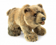 Купить мягкая игрушка folkmanis медведь гризли 38 см 2954