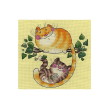 Купить набор для вышивания klart "котята на дереве" ( id 11022314 )