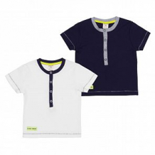 Купить футболка 2 шт lucky child basic sport, цвет: молочный/синий ( id 11442748 )