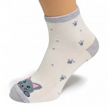 Купить носки даниловская мануфактура кошка, цвет: молочный ( id 11783500 )