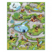 Купить игровой коврик knopa интерактивный зоопарк 3d 90х120 см 657027