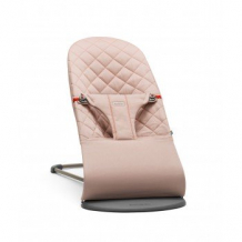 Купить кресло-шезлонг babybjörn bliss cotton, цвет: розовый babybjorn 996892393