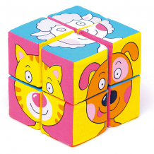 Купить кубики "собираем картину - зверята", мякиши ( id 5183226 )