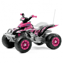 Купить детский электромобиль peg-perego or0073 corral t-rex (розовый)