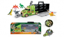 Купить jinjia toys автовоз-чемодан с туннелем, 5-ю динозаврами и машинкой jb0403373