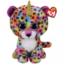 Купить мягкая игрушка ty жизель леопард радужный 25 см 36453
