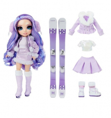 Купить rainbow high 574804 кукла winter break fashion doll- violet willow (purple)