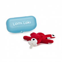 Купить пустышка lomiloki с развивающей игрушкой медвежонок тэо с 0 мес. 1 шт 47-008