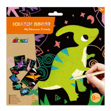 Купить avenir цветная гравюра для малышей динозавры ch1675