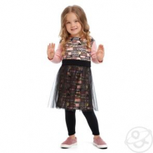 Купить платье lucky child ми-ми-мишки, цвет: розовый/черный ( id 12564160 )