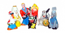 Купить кудесники игрушки бременские уличные музыканты (7 персонажей) си-327