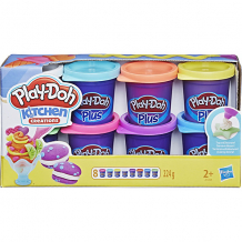 Набор пластилина Play-Doh Plus, 8 банок ( ID 2808038 )