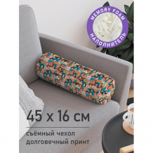 Купить joyarty декоративная подушка валик на молнии множество девушек 45 см pcu_114176
