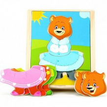 Купить игрушка мир деревянных игрушек медвежонок катя, 13.5 см ( id 2637581 )