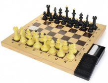 Купить владспортпром настольная игра шахматы, шашки с шахматной доской 40х40 см 958