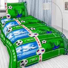 Купить постельное белье letto 1.5-спальное футбол (3 предмета) futbol50