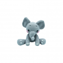 Купить вязаная игрушка niki toys слонёнок по, 40см ( id 11813508 )