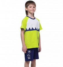 Купить комплект футболка/шорты anta small kids coldplay, цвет: салатовый ( id 10304423 )