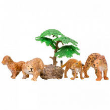 Купить masai mara набор фигурок мир диких животных семья ягуаров (6 предметов) mm201-007