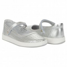 Купить туфли elegami, цвет: серебряный ( id 11080514 )