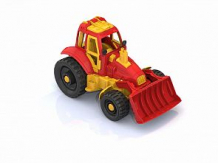 Купить трактор с грейдером нордпласт , оранжевый 30 см ( id 12825304 )