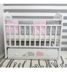 Купить кровать by twinz мэри, цвет: серый/розовый ( id 9525294 )
